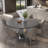 Italian modern simple round dining table-102526763