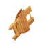 Table d'appoint en bois pliable sans installation, finition, supporte les plats de service lourds
