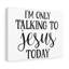 «Talking to Jesus», reproduction sur toile tendue-385349421
