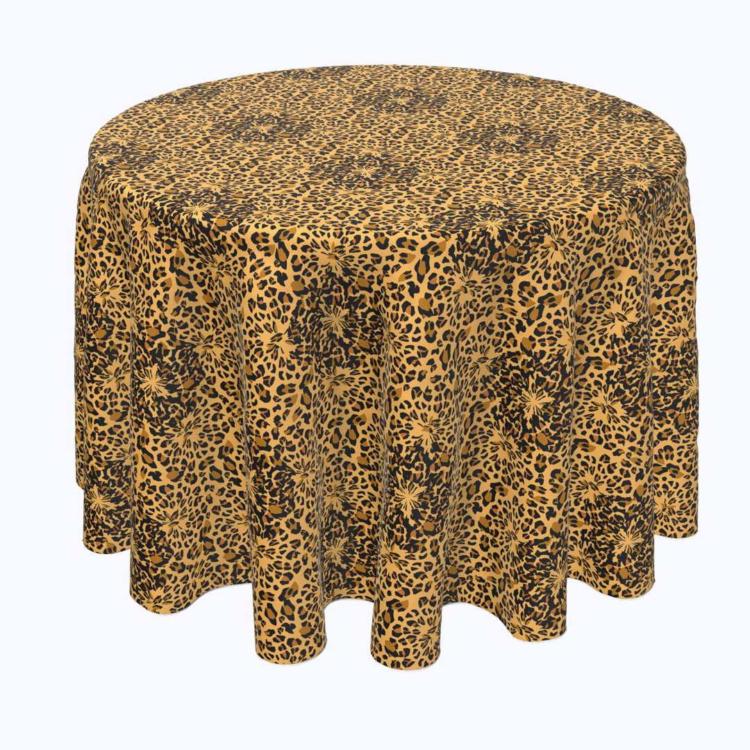 Worceer Animal Print Round Tablecloth Dakota Fields 