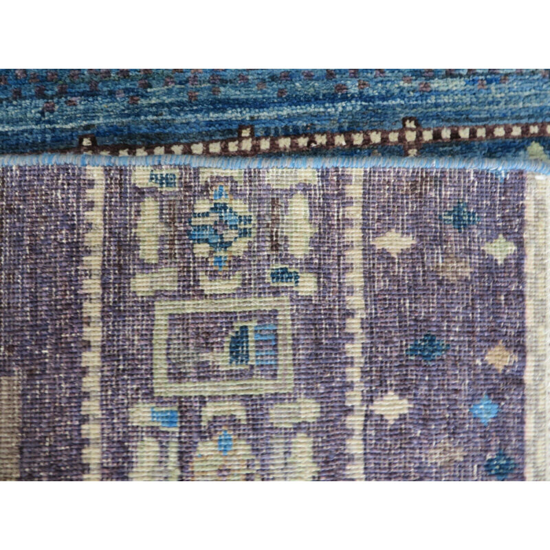 Tapis oriental multicolore noué à la main 5 pi 11 po x 9 pi 3 po Gabbeh AA24ACD6C9CB4C8A9EB455AF54F2492B
