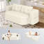Canapé-lit convertible Boneless de 79 po avec 2 coussins et une couverture-821135089