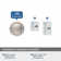 Loop 1-3/16 Inch Diameter Round Knob Multipack