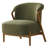 Deanda No Assembly Upholstered Solid Wood Armchair-114248039