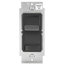 Gradateur à glissière noir 600 watts Levora Decora SureSlide