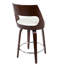Tabouret de comptoir Cecina Mid-Century