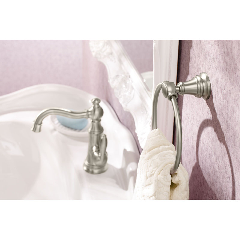 Weymouth Wall Mounted Towel Ring, Chrome