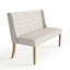 Coshatt Linen Upholstered Bench