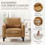 Fauteuil large en similicuir rembourré-92197388