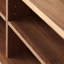 Meuble télé en bois massif rétro au design simple
