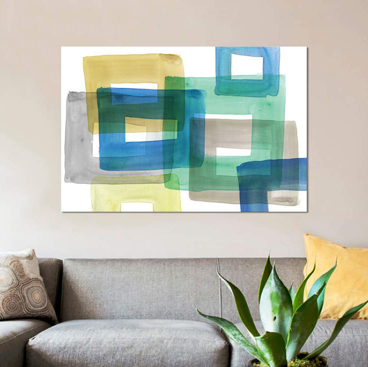 «Rodeo I», reproduction sur toile, H 40 po x l 60 po x P 1,5 po, Toile tendue, Pas de tapis