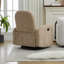 Haaniyah Boucle Fabric Swivel & Rocking Recliner-1535701557