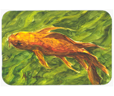 Koi Fish Glass Cutting Board
