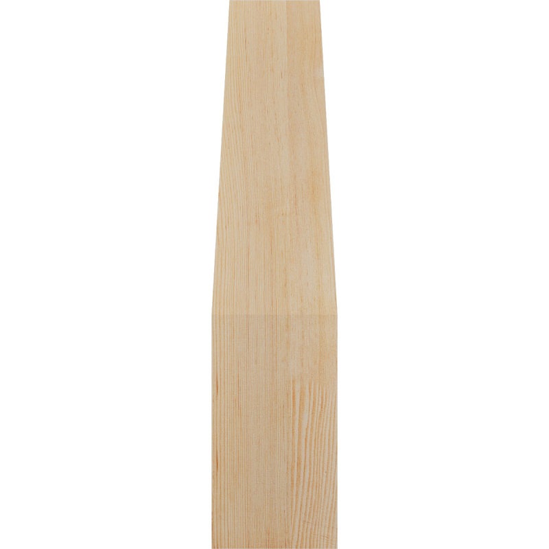 Attelle de genou Funston, Sapin de Douglas, Lisse, H 28 po x l 5,5 po x P 16 po