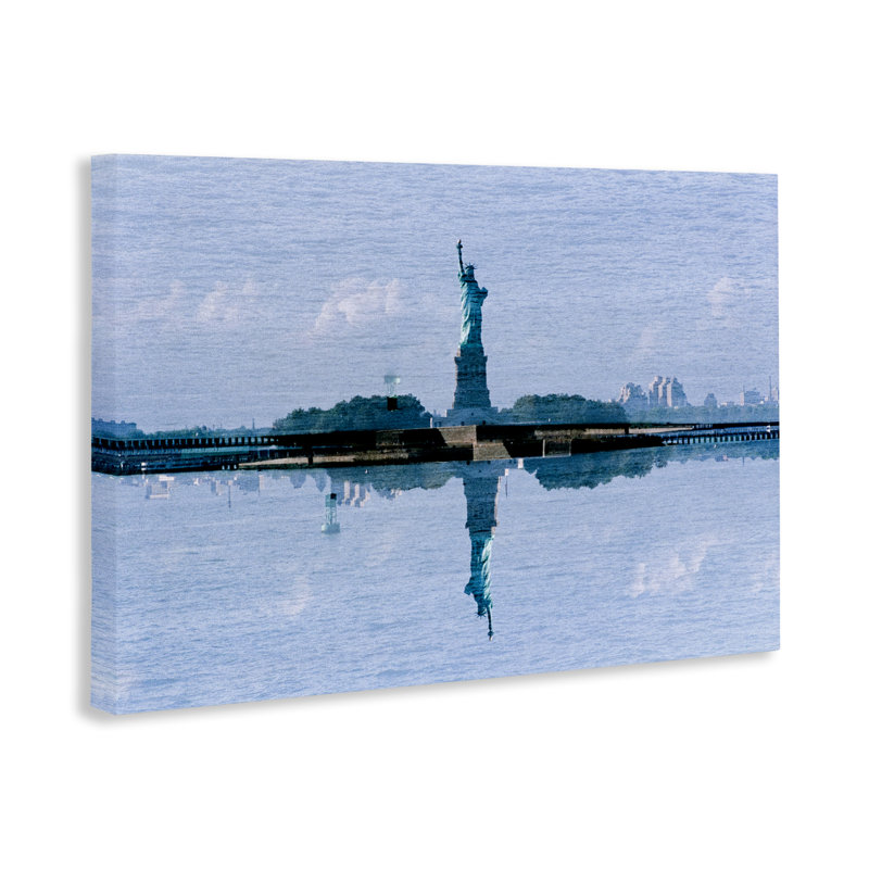 Toile symétrique réfléchissante Liberty, design par Robin Vandenabeele, H 16 po x l 24 po