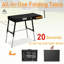 Table de barbecue pliante d'extérieur