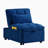 4-In-1 Multi-Functional Single Sofa Bed, Tufted Pull-Out Lounger With Adjustable Backrest Pillows And Storage Pockets
