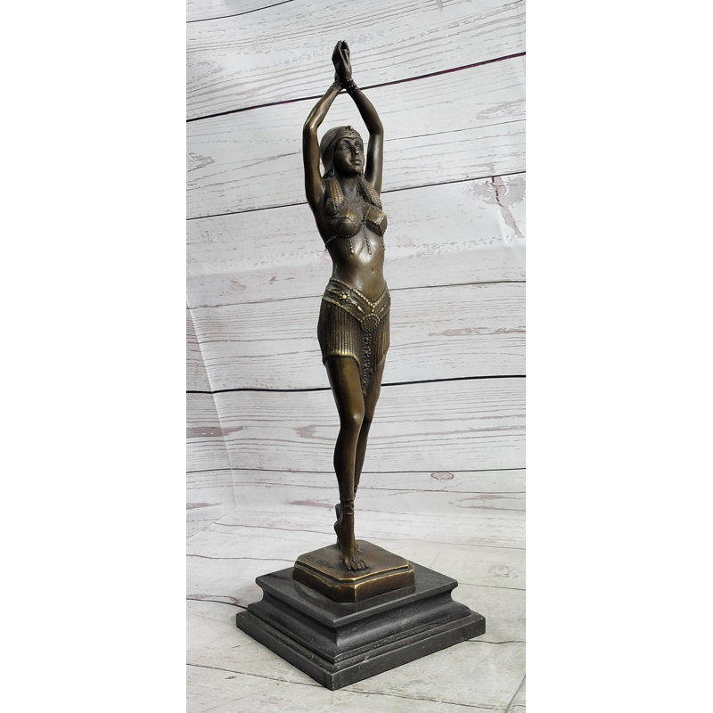 Statue de sculpture en bronze Alauna Chiparus