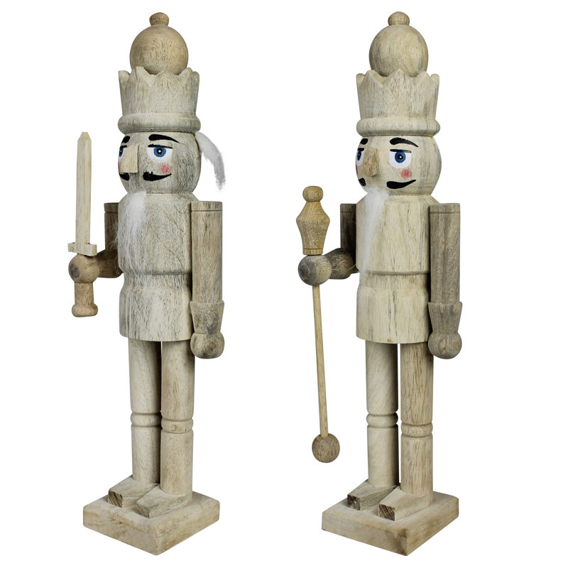 Casse-noisettes, bois, ensemble de 2