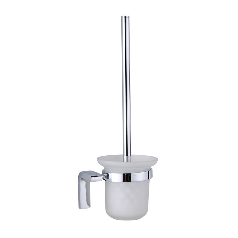 Brosse de toilette murale et porte-14,96 po h