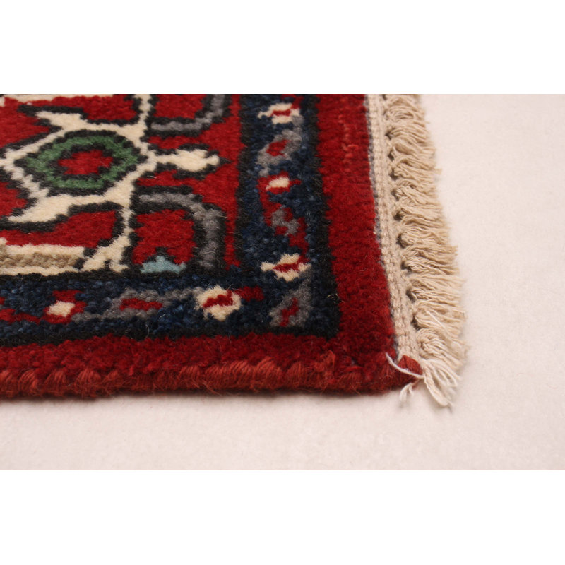 Tapis unique rouge 3 pi x 5 pi Aasiah