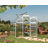 Palram - Canopia Mythos 6' W x 6' D Walk-In Hobby Twin Wall Polycarbonate Aluminum Frame Greenhouse Kit with Roof Vent - Silver -278146403-338579333