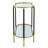 41.5'' Glass Top Console Table