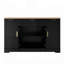 Buffet de rangement multifonctionnel avec table de salle à manger extensible, tablettes réglables et support coulissant à 3 niveaux pour une utilisation polyvalente dans la cuisine et le salon-1626526126