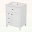 Meuble-lavabo moderne avec lavabo, 3 tiroirs, conception compacte-117983468