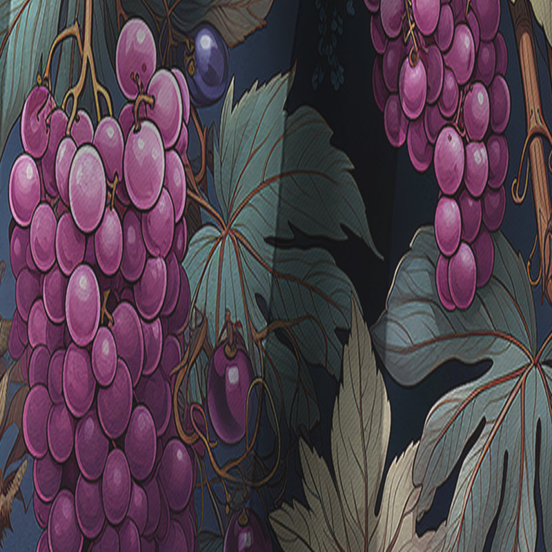 Lush Vineyard - motif tropical I - Rideau floral - Rideau occultant floral - 1 panneau, L 52 po x L 120 po