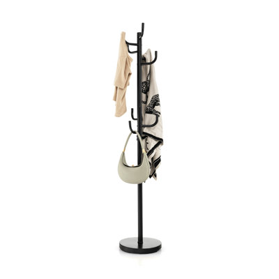 Nesma Iron Freestanding 8 - Hook Coat Rack