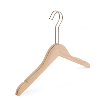 Cintres en bois intégrés - Système de garde-robe No Mark