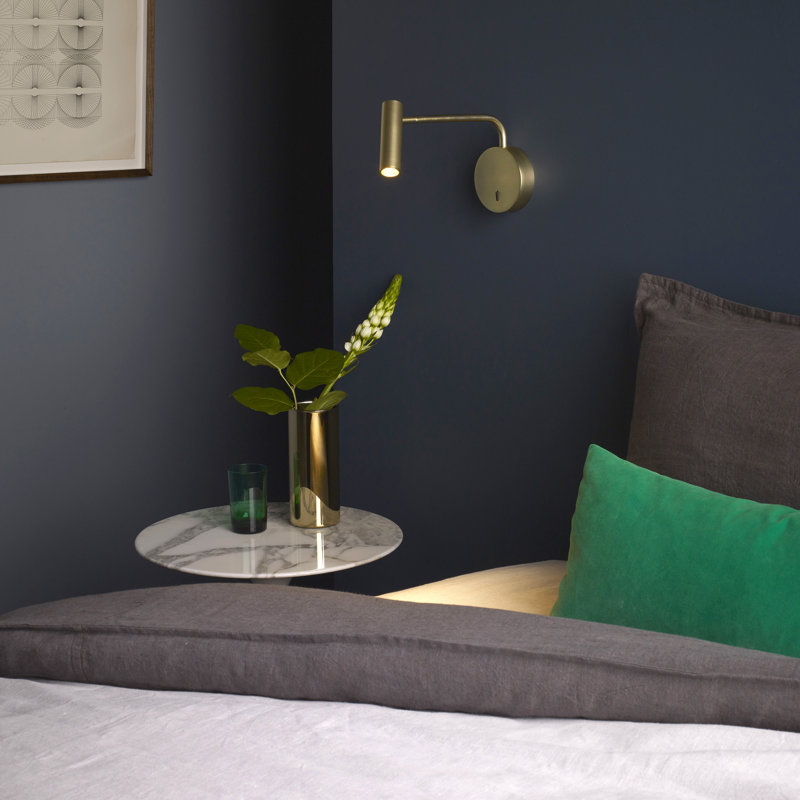 Enna 1 - Light LED Swing Arm, Matt Gold