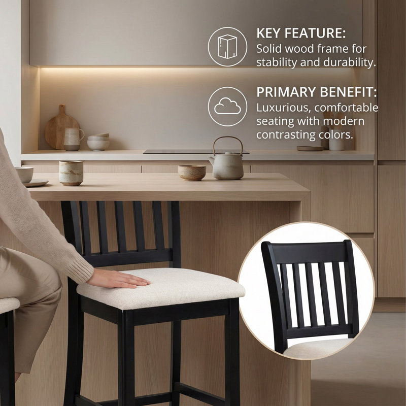 Tabouret de comptoir 25 po Sarles