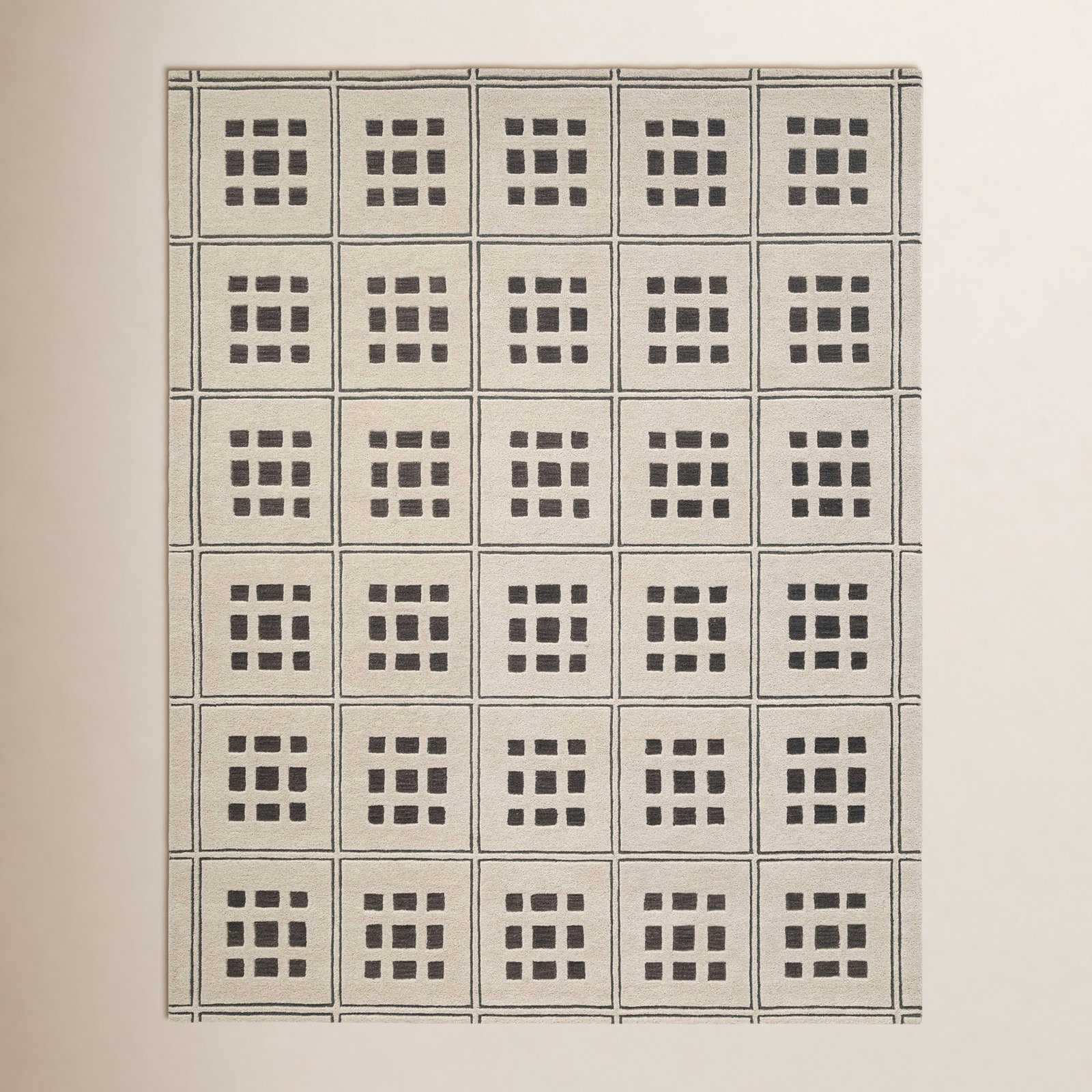 Hand-Tufted Wool Rug, Rectangle 5' x 8'