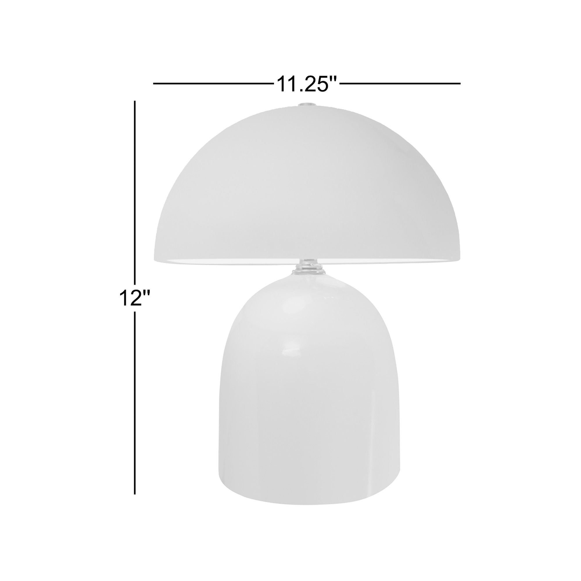 Percy Ceramic Table Lamp, Gloss Blush