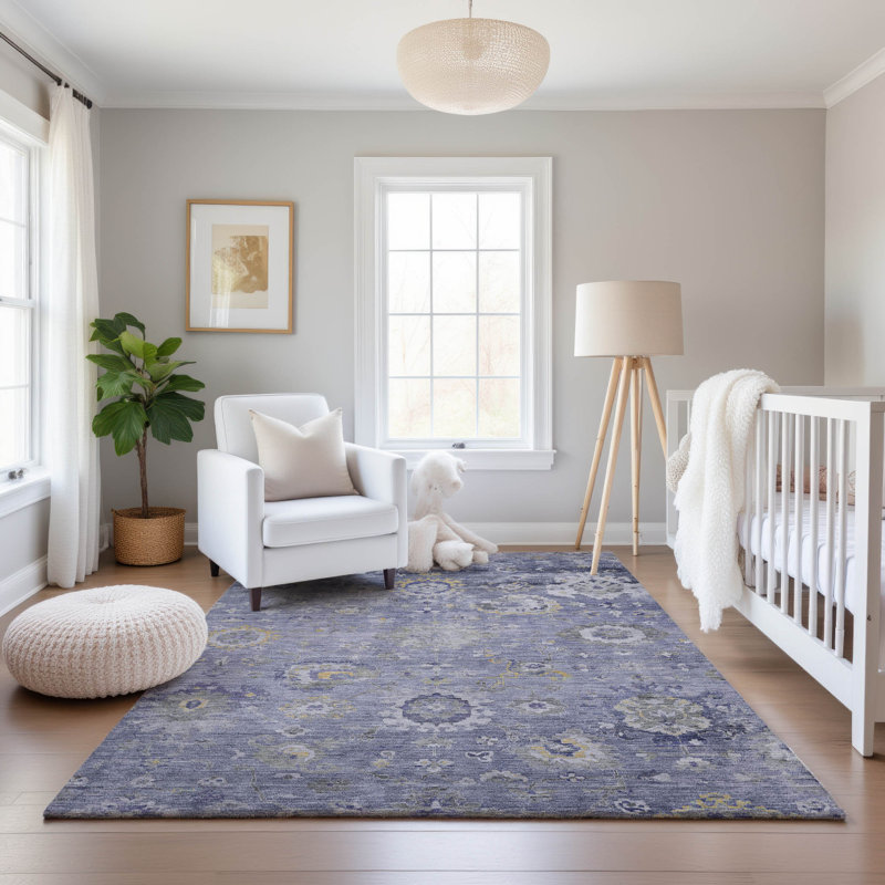Premium Machine Washable Kumbhar AMF1371 Formal Rug, Rectangle 10' x 14'