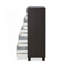 Commode rectangulaire avec 5 tiroirs, commode de chambre à coucher, armoire de rangement