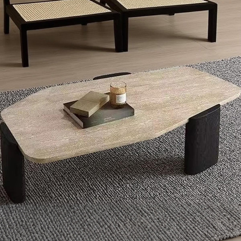 Table basse Modern, H 13,78 po x L 43,31 po x l 20,47 po, Noir