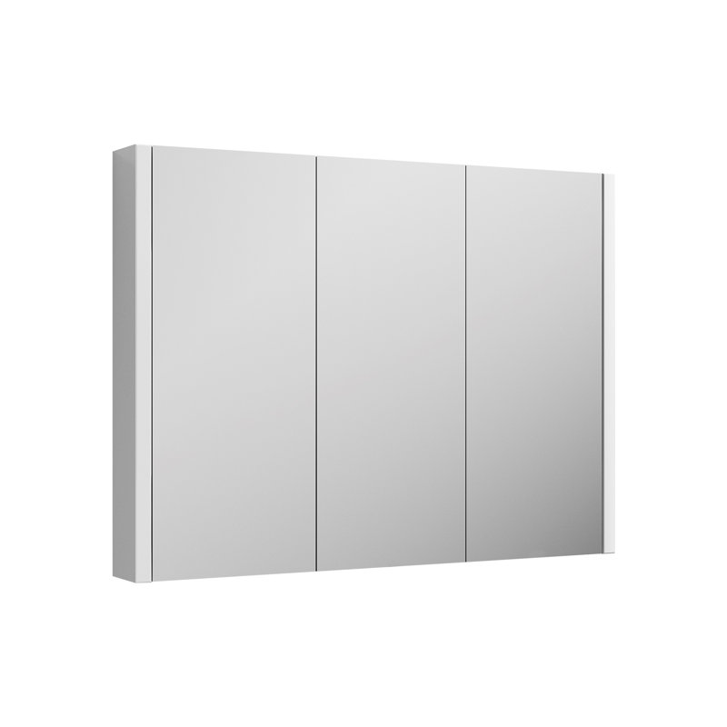 900mm W 650mm H Surface Framed Medicine Cabinet Mirror 2 Fixed