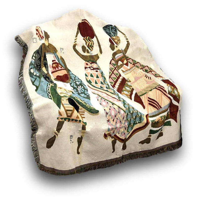 Dancing Women African Dreams Tapestry Thow