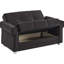 Rangement noir rembourré -. Mobilier moderne et d'espace. Parfait pour les petits espaces. Fabriqué avec des matériaux de qualité. Fabrication, capacité de 600 lb. Sièges confortables. Coussins assortis. Assemblage rapide. Spot