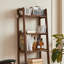 Classic black walnut small bookcase