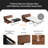61.23'' Faux Leather Sofa-558127107