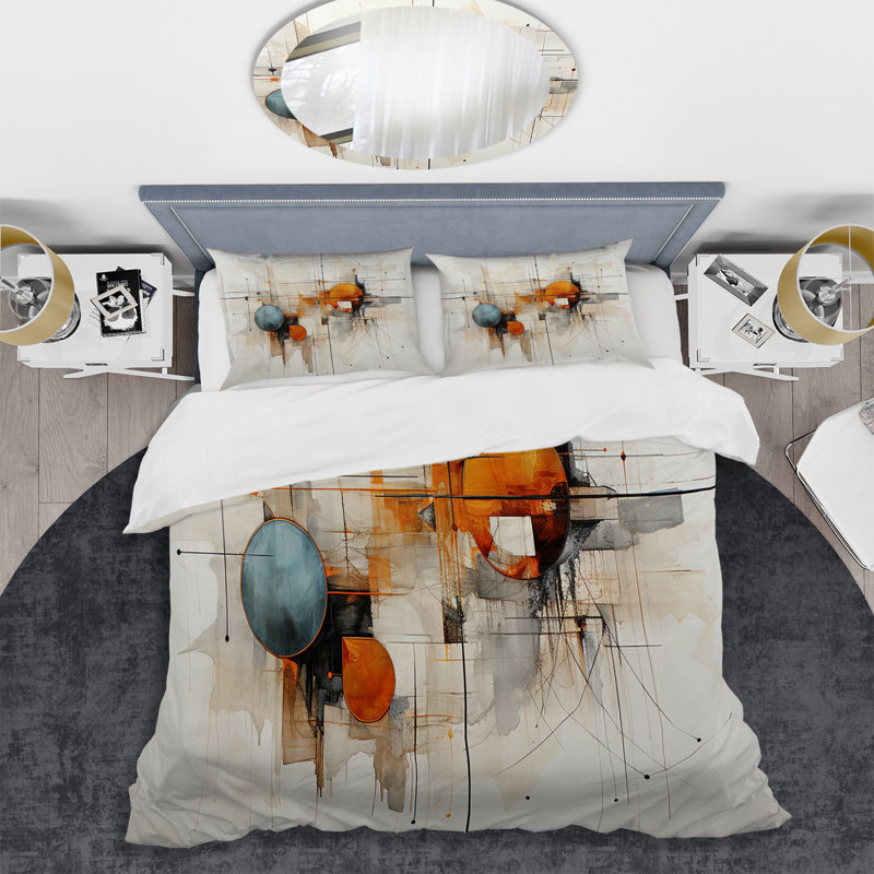 Ensemble de housse de couette bleu sarcelle en lin, Housse de couette pour grand lit et 2 taies décor