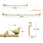 Tringle à rideaux simple ajustable 0,75 po-73484756-73484752