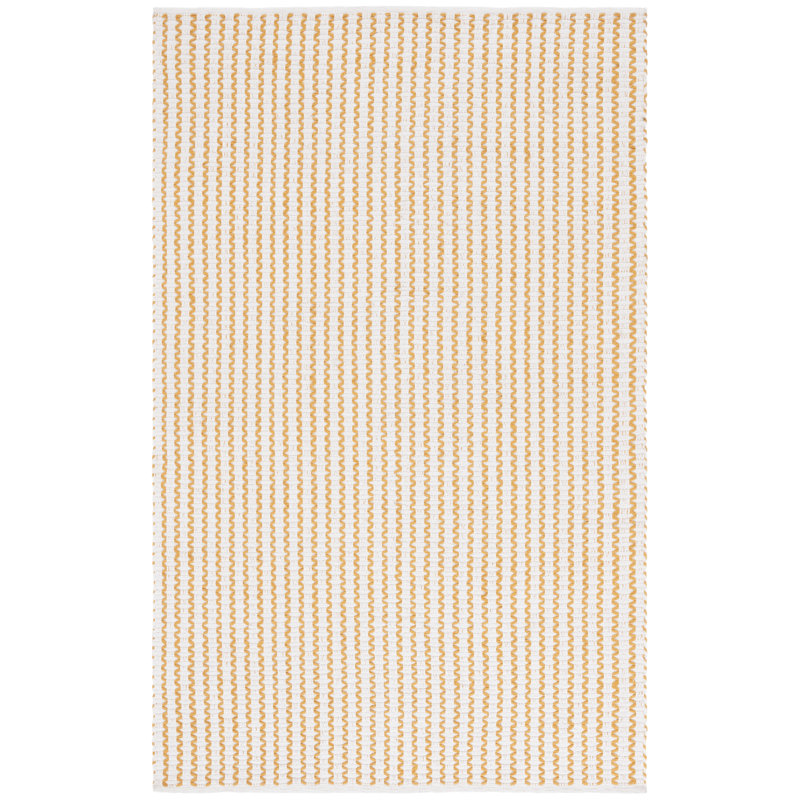 Tapis en coton tissé à la main Belcherry, Rectangle 4pi x 6 pi