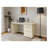 L-Shaped 360° Rotating Desk with Drawers