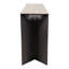 Élégante console en travertin pour le décor du vestibule - Console étroite polyvalente pour décor de couloir, de vestibule et de canapé - 58 po, bronze