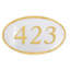 Plaque d'adresse murale sur 1 ligne Ferris-23384058-23384062